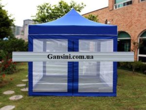 Шатер торговый с москитной сеткой садовый павильон тент